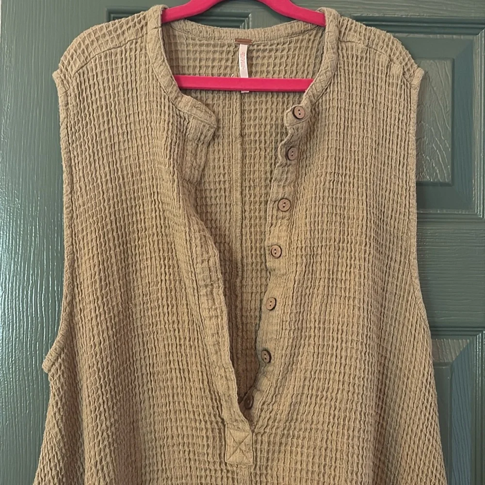 Free People Waffle one piece XS - Picture 2 of 7